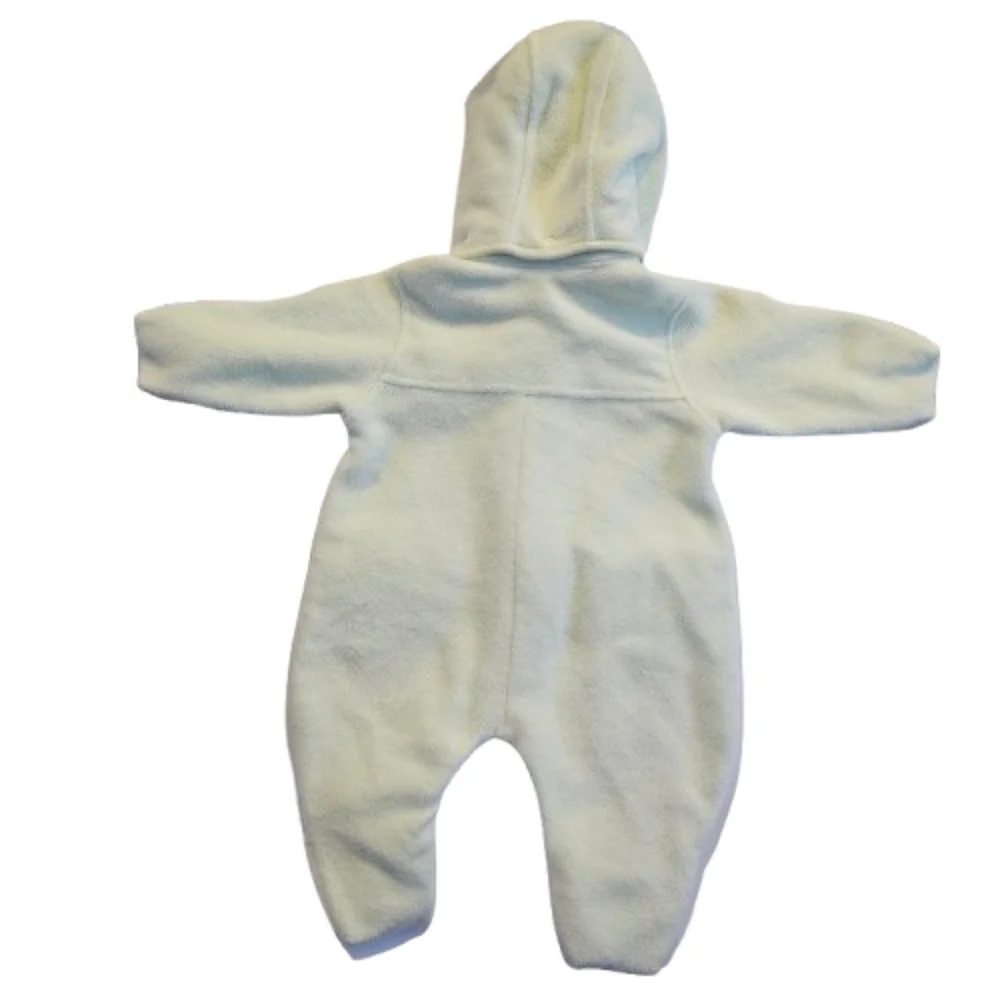 The Children's Place Gender Neutral Pastel Lime Sherbet Fleece Bunting Snow Suit